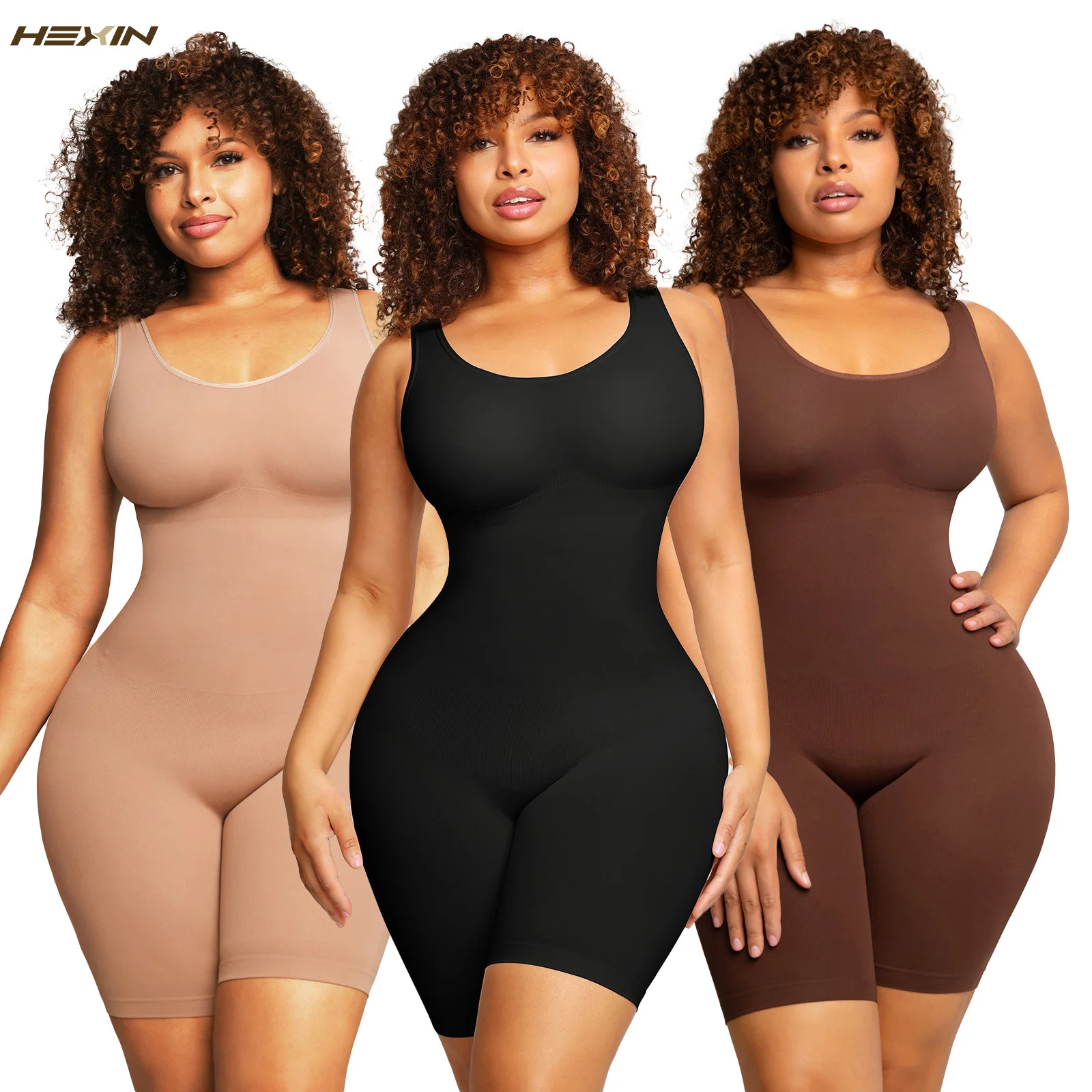 Fajas Colombianas bez szwu Shapewear kostium zakrywający całe