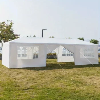 10\'x30\' Outdoor Gazebo Canopy Tent Wedding Party Tent Patio /w 8 Removable Walls 3
