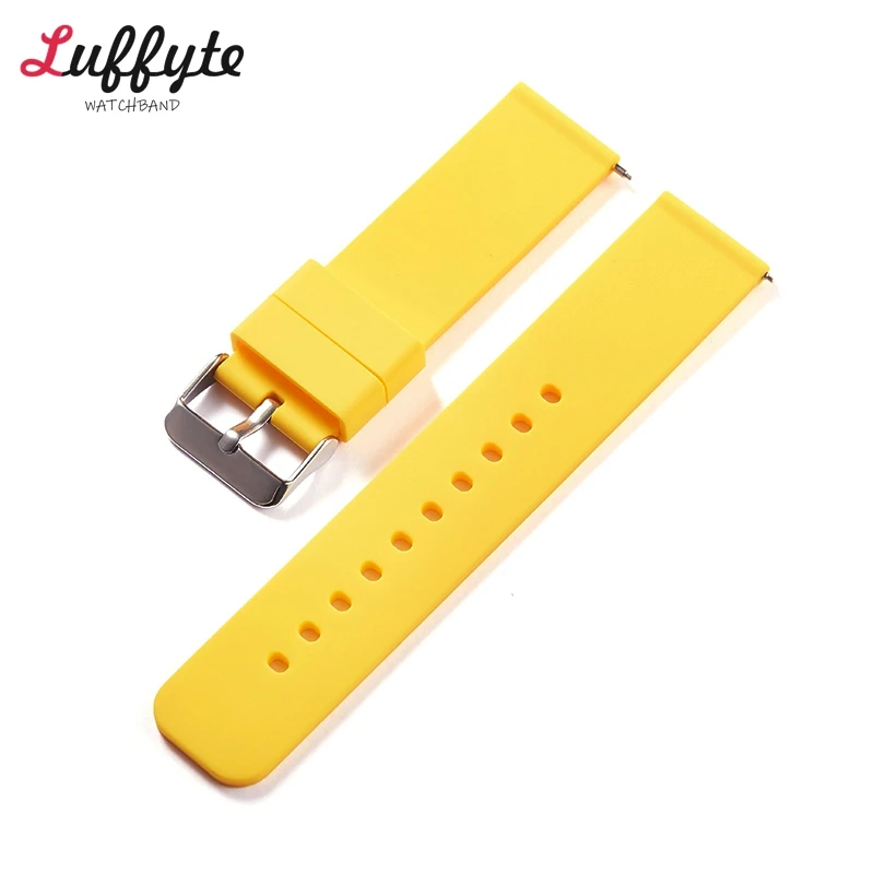 Multi-Size Silicone Quick Release Watch Bands - Versatile Wrist Accessories