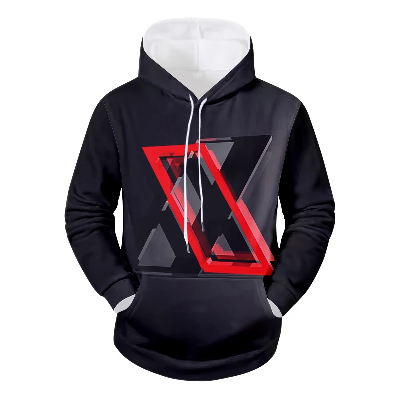 Black Colorful Fashion Style 3D Printed Hoodies Unisex Pullovers Hoodie Casual Sweatshirts