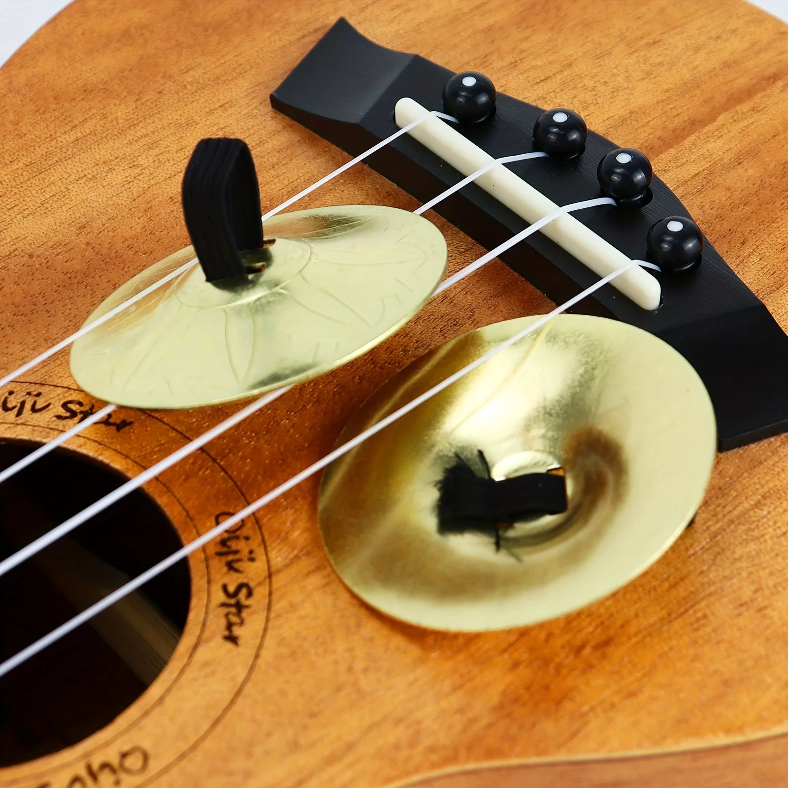 2 adet benzersiz Mini müzik aletleri-göbek dans parmak zilleri. Müzikal ifade ve performans için eğlenceli perküsyon sahne.