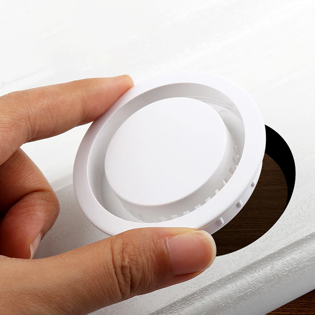 

5pcs ABS Ventilation Cover Air Vent Grille Closet Wardrobe Accessories For Shoes Cabinet Round Mesh Hole Plug Decoration
