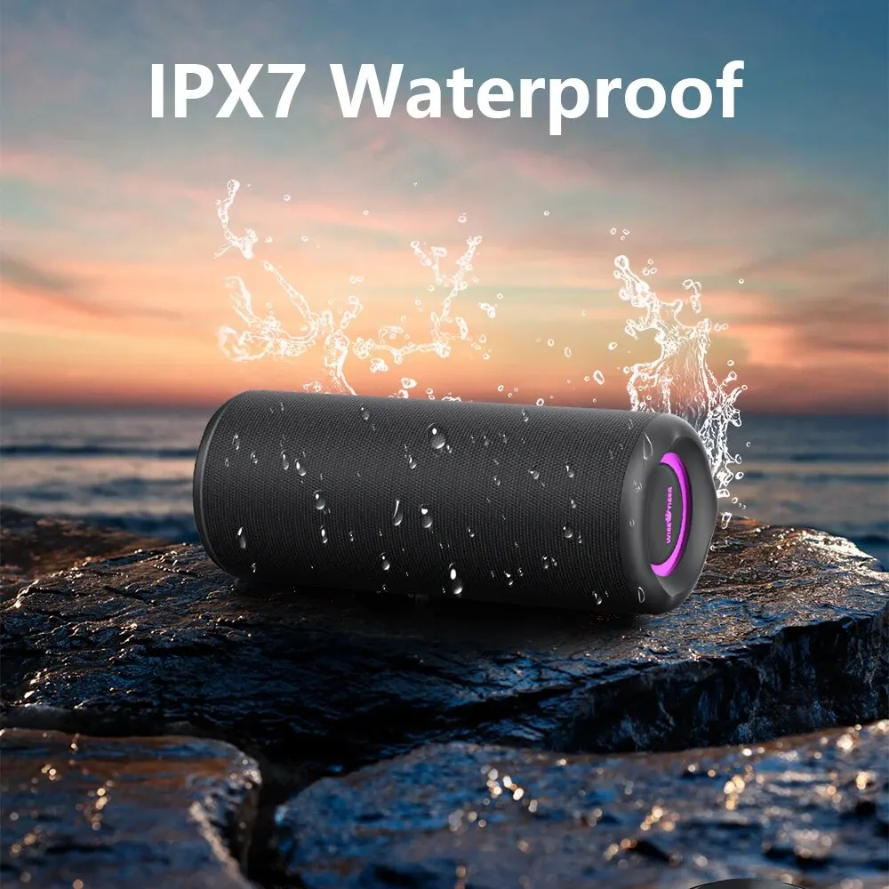 WISETIGER P3 Portable Bluetooth Speaker 30W Outdoor IPX7 Waterproof Bass Boost Sound Box TWS Dual Pairing BT5.3 RGB Lights 3