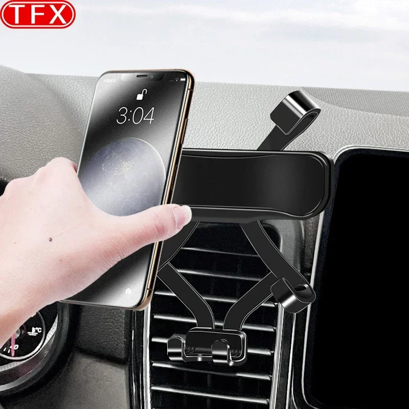 Car Styling Mobile Phone Holder Air Vent Mount Gravity Bracket Stand For Mercedes Benz GLE W166 C292 Auto Modified Accessories