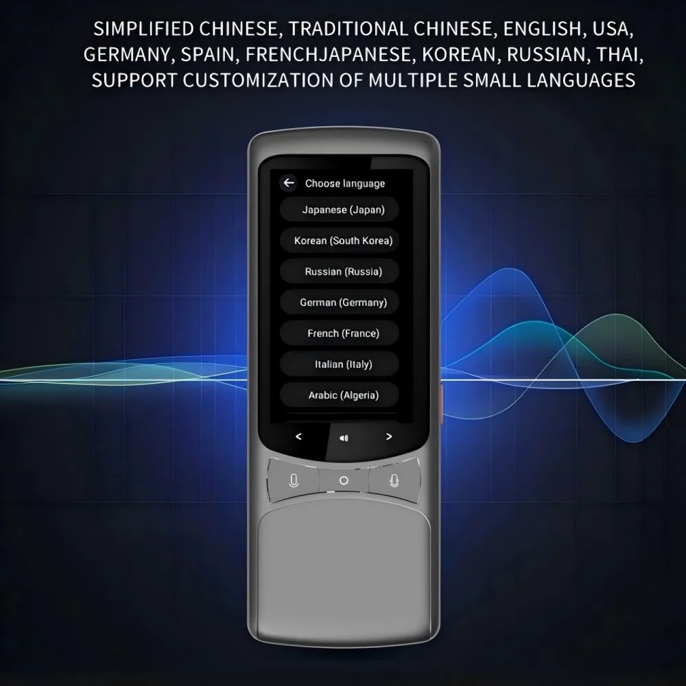 4G Intelligent Voice Translation Machine Accurate Offline Vietnamese Arabic Russian Translate Foreign Trade Z3 Translator Device