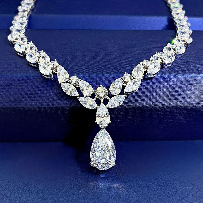 Rose Gold Statement Princess Necklace | Bridal Brides Wedding Jewelry -  Glitz And Love