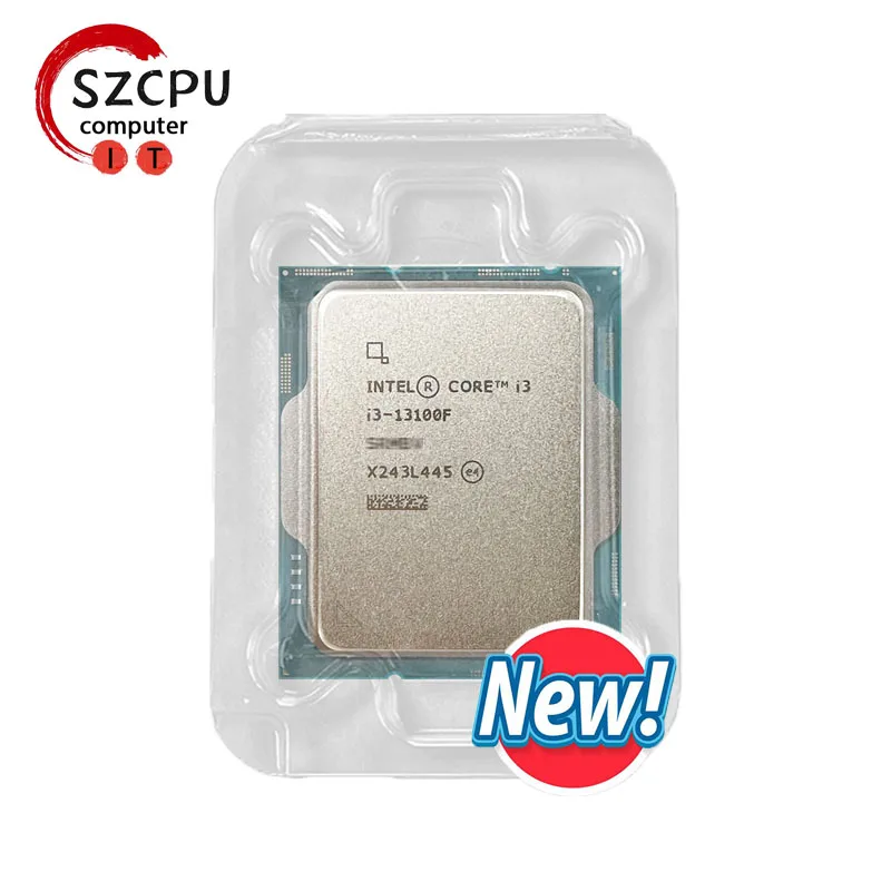 Intel Core I3 13100f Cpu Processor New I3-13100f 3.4 Ghz 4-core 8