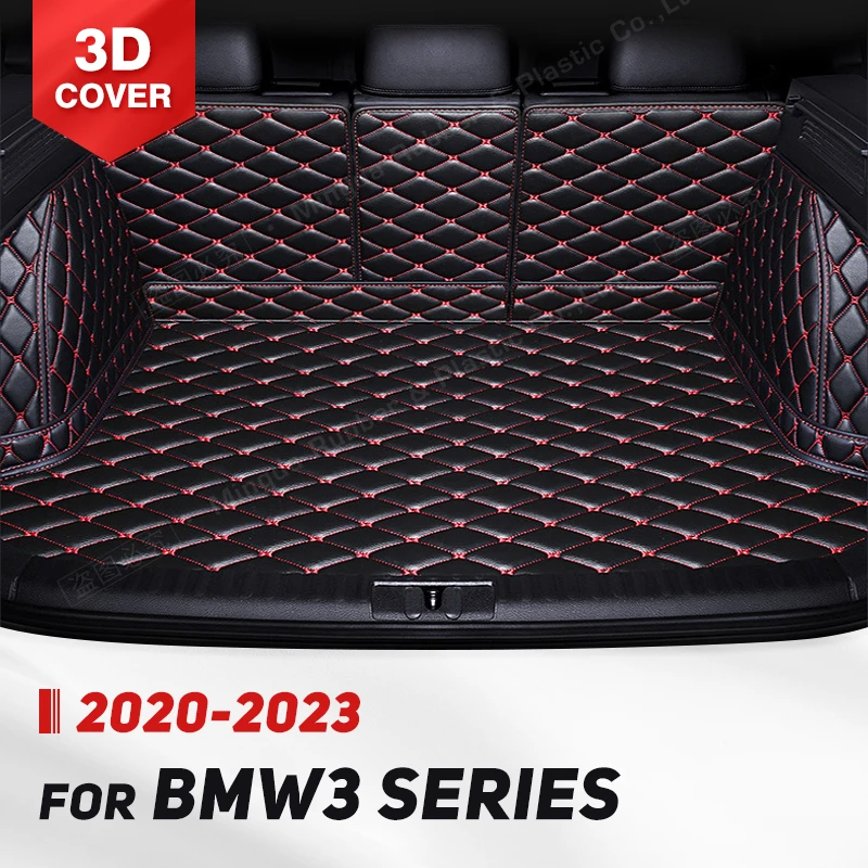 

Auto Full Coverage Trunk Mat For BMW 3 Series 2020 2021 2023 Car Boot Cover Pad Cargo Liner Interior Protector Accessories