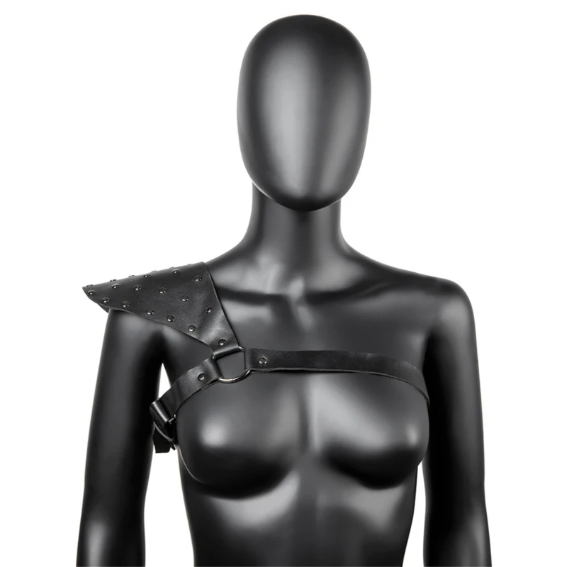 

Punk Chest Belt Women PU Belt Adjustable Suspender Bondage Belt for Party