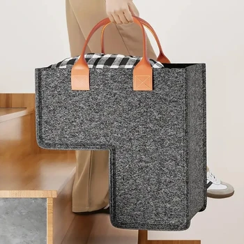 Felt Stair Storage Basket 1