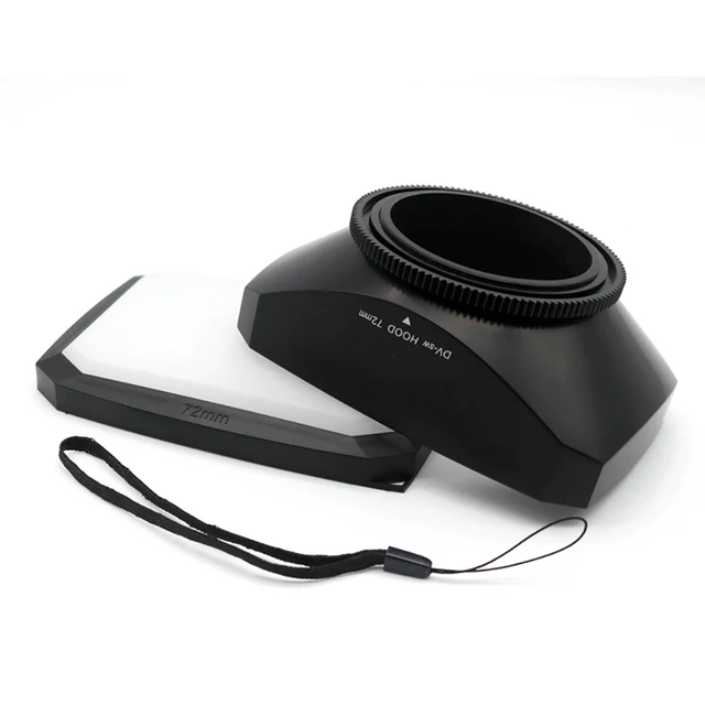 Sony Rx1 DV Lens Hood, Acouto 49mm Square Lens Hood Lens Shade For