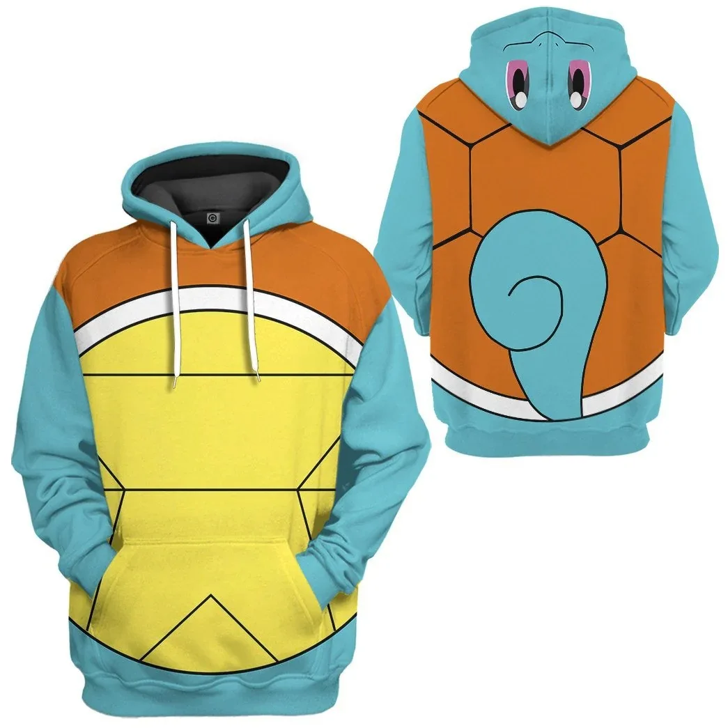thumbnail image 1 of Nueva sudadera con capucha con estampado 3D bidimensional de Pikachu, elfo de anime de dibujos animados, jersey de manga larga, popular para jóvenes y sueltos, 1 of 1