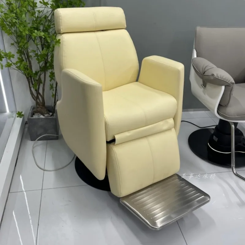 Professional Luxury Chairs Recliner Barber Beauty Swivel Chair Spa Makeup Ergonomic Cadeira Barbeiro Barbershop Furniture LJ50BC