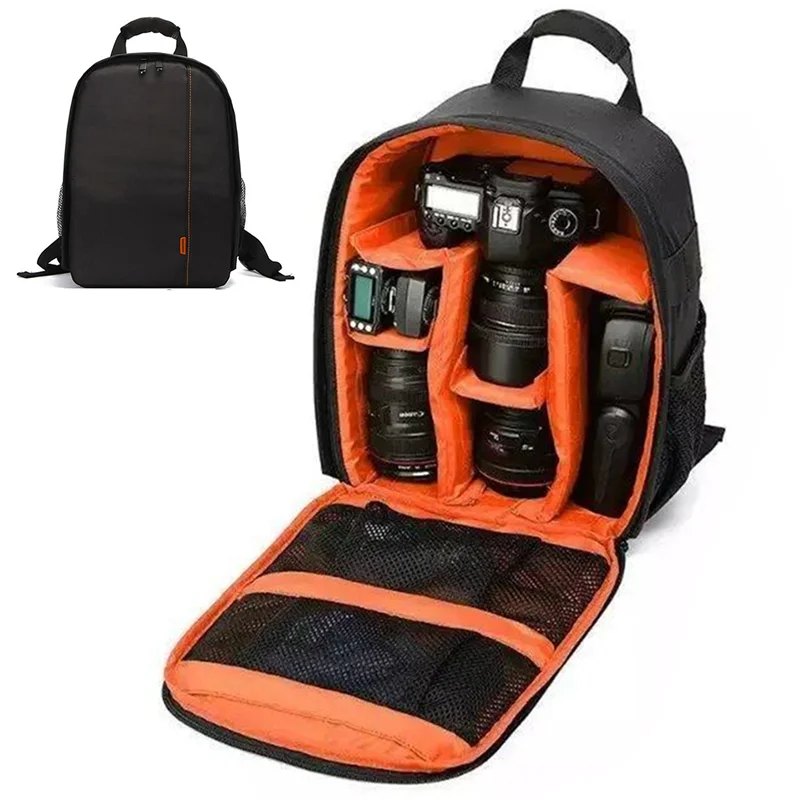 

Водонепроницаемый рюкзак для цифровой зеркальной видеокамеры, многофункциональная сумка для наружных фотоаппаратов, фотографий, для объективов Nikon, Canon, DSLR