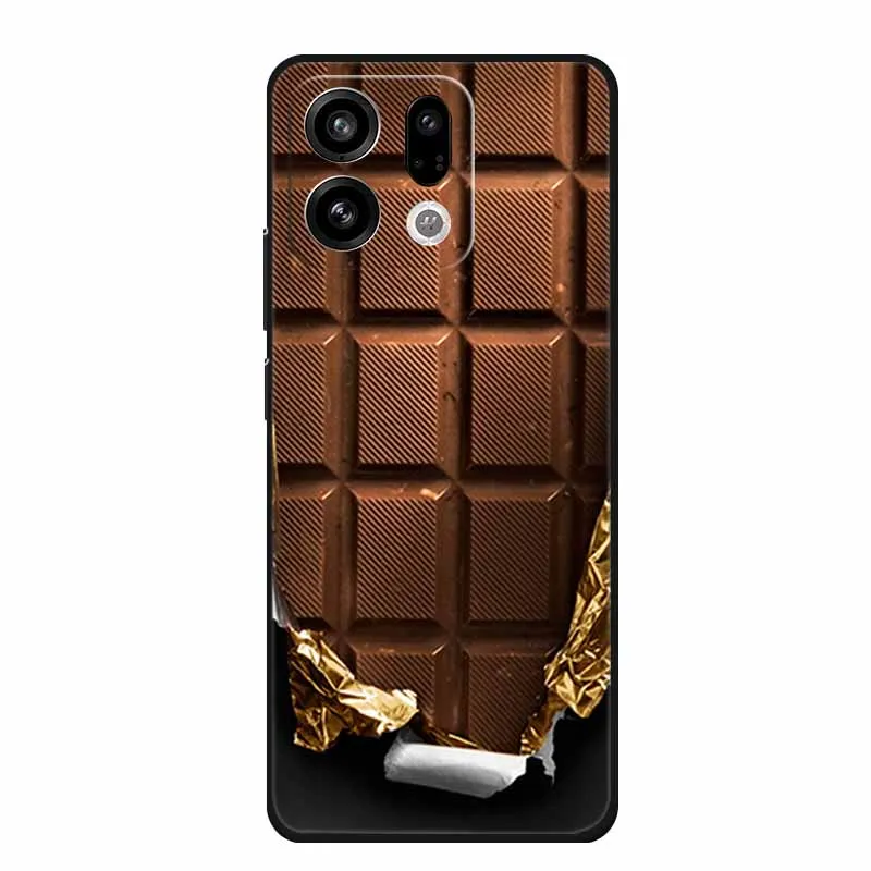 Sleek Black Silicone Soft Back Phone Case