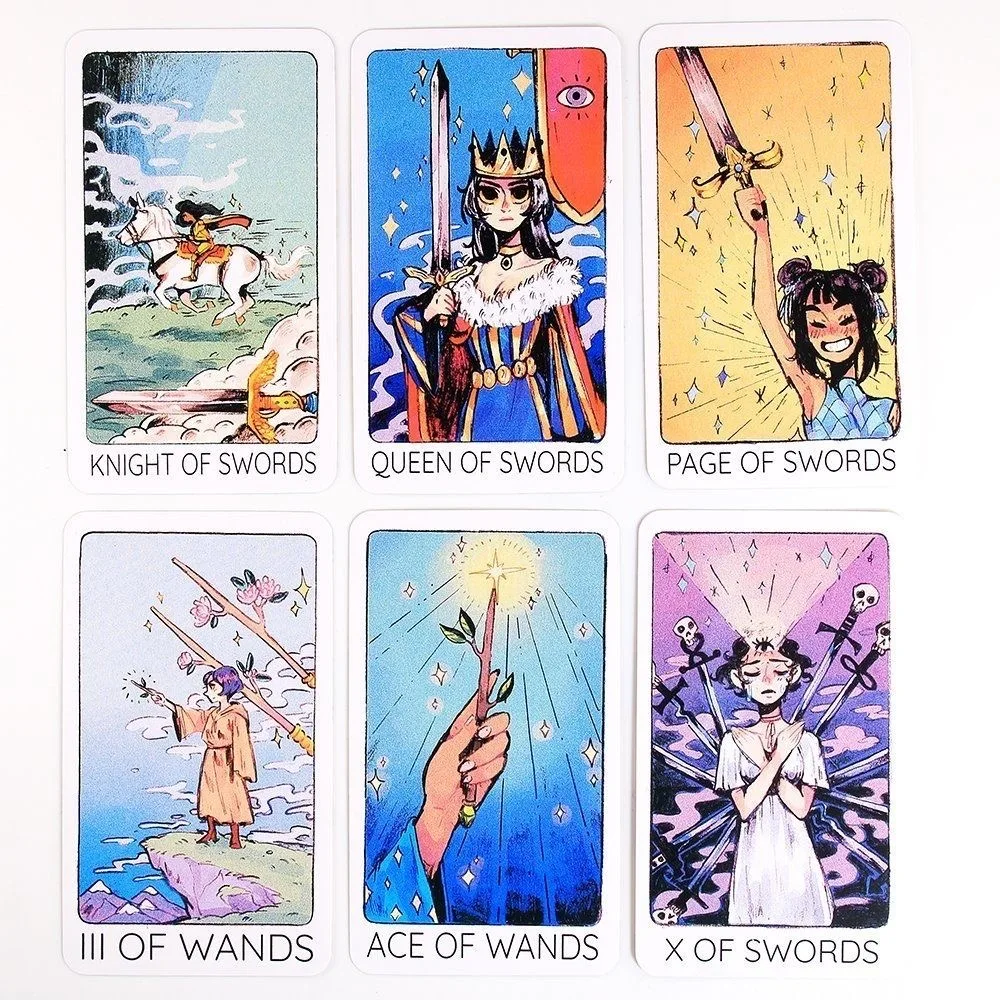 Britts Third Eye Tarot Full English Version 78-Card Deck Oracle Friends Party Board Game Divination Fate 03KA 4