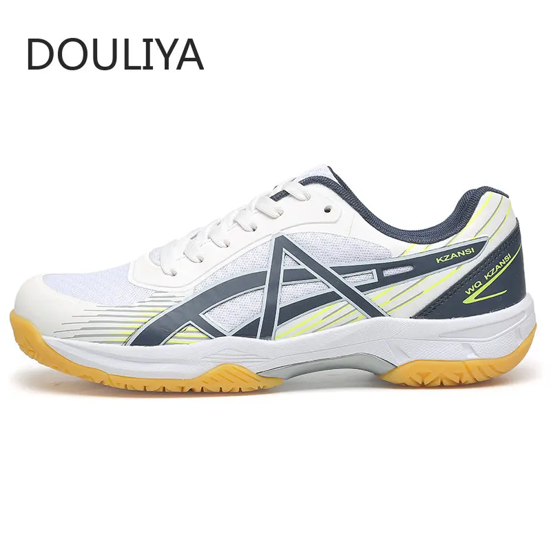 DOULIYA Badminton Shoes Men Breathable Volleyball Sneakers Tennis Shoes Women Sneakers Anti-Slippery Sports Footwear
