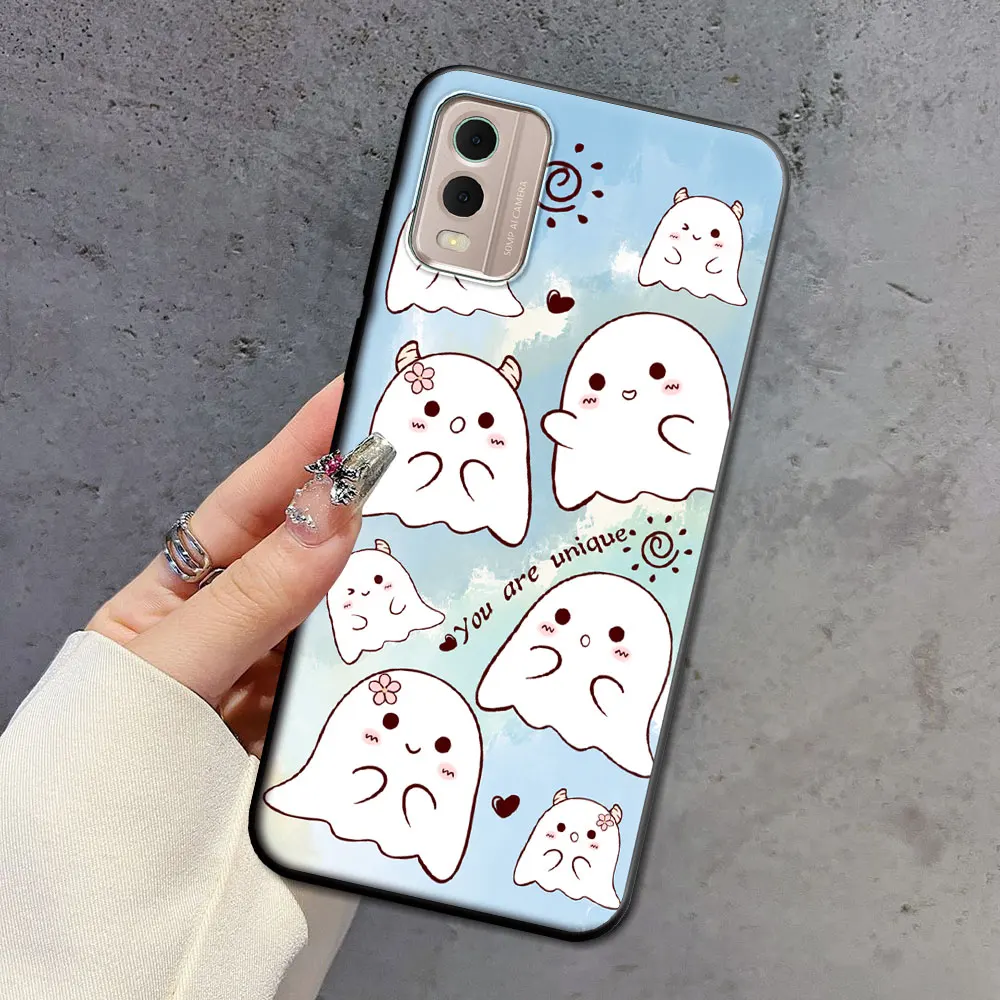Elegant Floral Soft Silicone Cartoon TPU Phone Case - Luxury Back Cover s