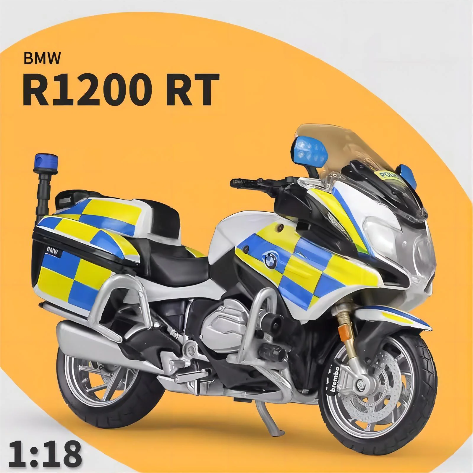 ミニカー Maisto BMW Authority Motorcycles 1:18 Amazon.com: Maisto 1:18 Authority Police Motorcycles by