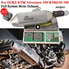 For DUKE KTM Adventure 390 250 ADV250 ADV390 Motorcycle Exhaust System Escape Modified Mid Link Pipe With Moto Muffler DB Killer