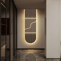 Modern Luxury LED Wall Lamp Fixture Home Decoration Abstract Mural Light Corridor Living Room Lustre High-end Hanging Painting 4
