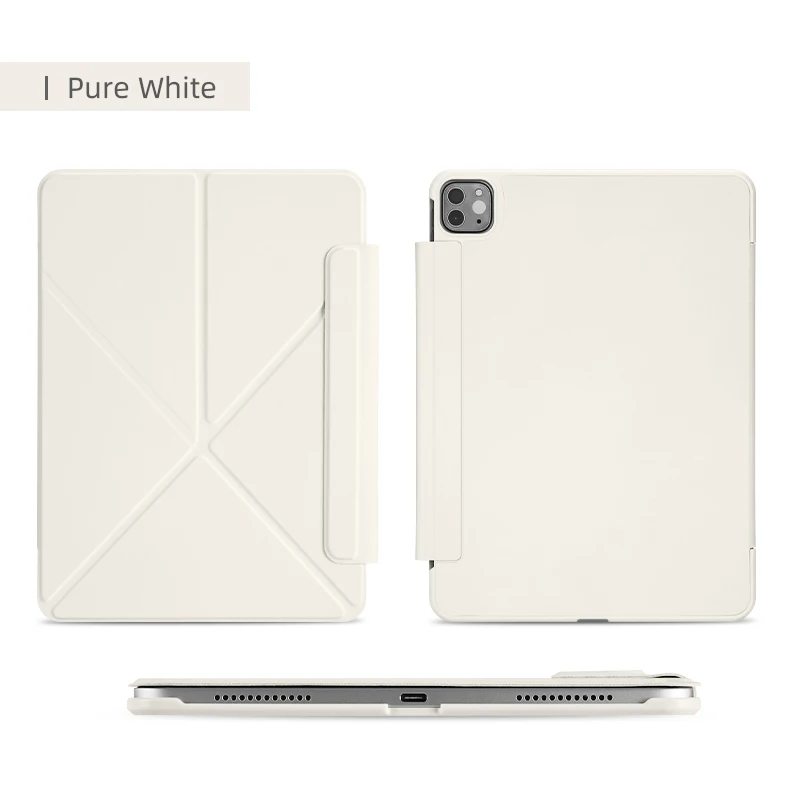 Sleek Magnetic Double-Sided Folio with Auto Wake/Sleep, Slim K-Fold Design