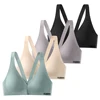 Stylish Sexy Front Open Gather Bra with Latex Padding Ice Silk Fabric Backless Beautiful Easy Wear Perfect for Active Lifestyles 4