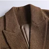 Comes With Belt A Vintage Wool Jacket For Women Autumn And Winter 2024 New Popular Seasonal Green Temperament Top Female Blazer 5
