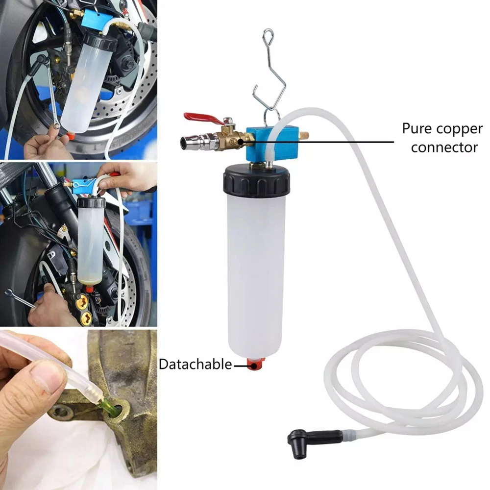 Car Brake Fluid Oil Change Replacement Tool Universal Auto Brake Fluid Oil Bleeder for Car Motorcycle