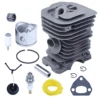 40mm Cylinder Piston Kit For Husqvarna 136 137 141 142 Chainsaw Repalce 530069941 Fuel Cap Filter Line Needle Bearing 2