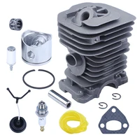 40mm Cylinder Piston Kit For Husqvarna 136 137 141 142 Chainsaw Repalce 530069941 Fuel Cap Filter Line Needle Bearing 2