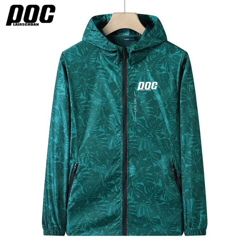 LairschDan Poc New Outdoor Cycling Jacket Wind & Water Resistant Windbreaker Jacket Men's Fall Casual Tactical Military