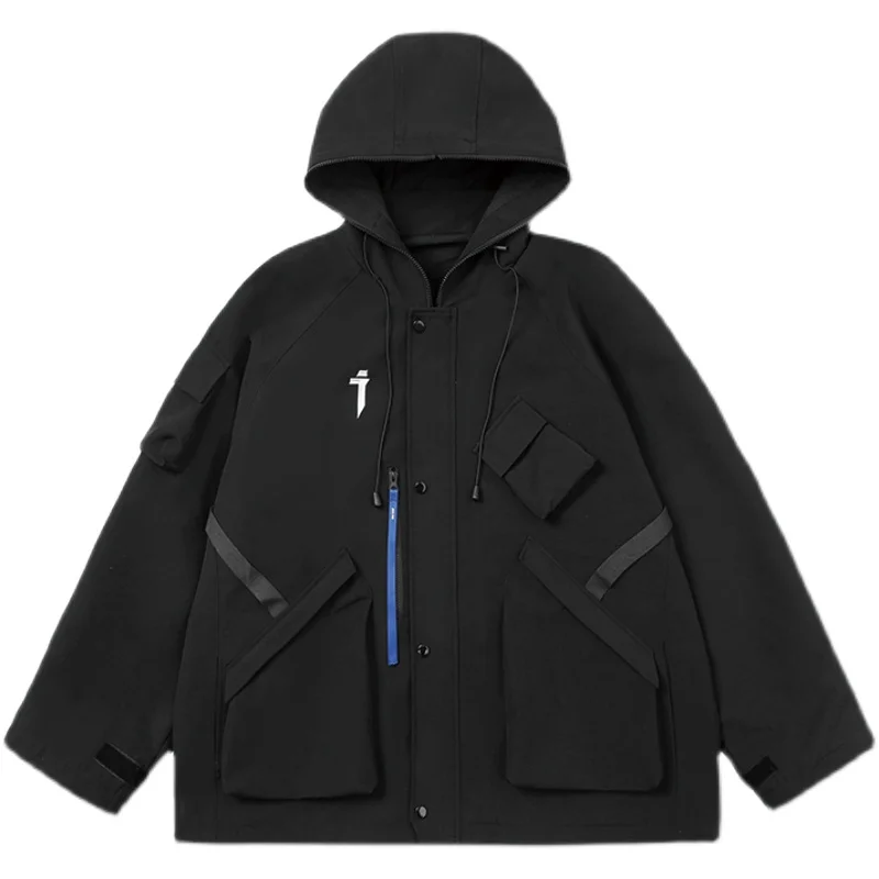 11 BYBB'S DARK 2022 Techwear Jackets Tactical Hooded Windbreaker Streetwear Cargo Function Jacket Fashion Coats Outwear WB590 6