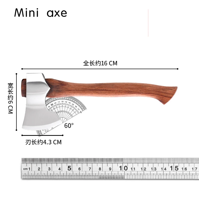 Mini Sharp Axe Outdoor Mountaineering Play, Collection, Gift giving, Multi functional Disassembly and Delivery Tool Axe 4