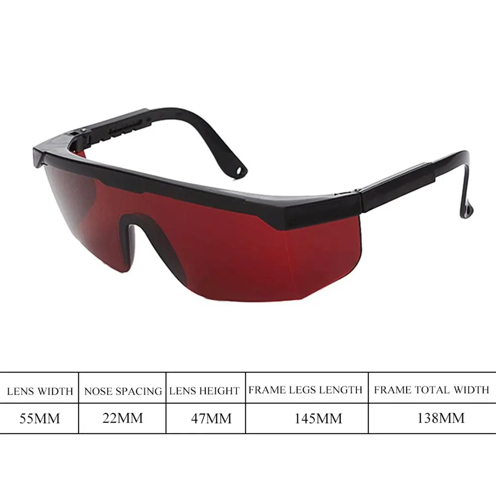 Laser Protection Safety Glasses Welding Glasses Protective Goggles Eye Wear Adjustable Work Lightproof Glasses