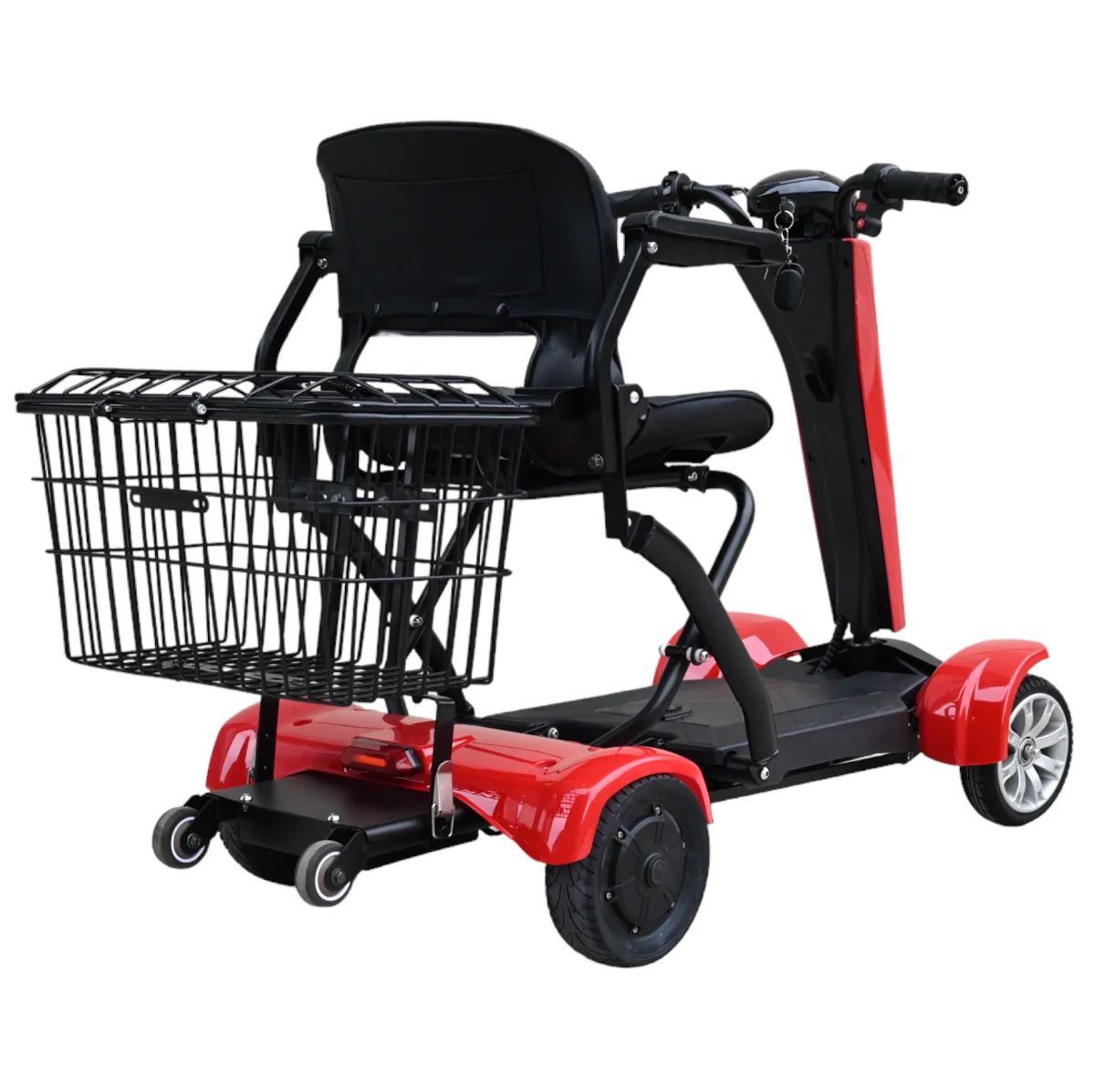 36v 4 wheels automatic folding mobility electric scooter 15 mph electric scooter