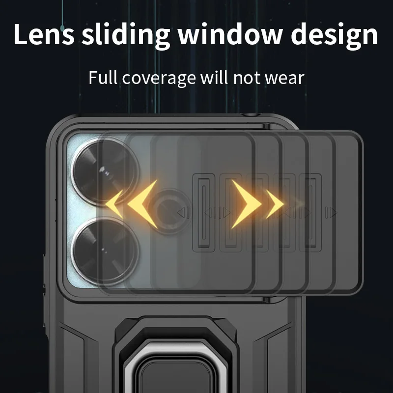 Shockproof Armor Magnetic Holder Phone Case