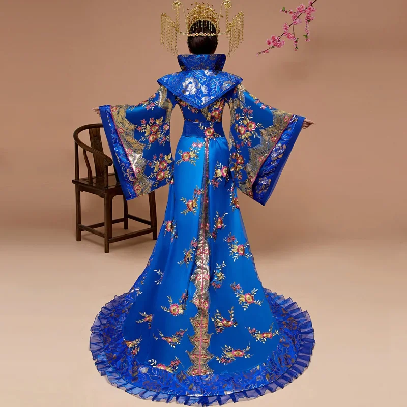 

Женский костюм в стиле древней королевы Hanfu «наложница императора», летний костюм в китайском стиле с широкими рукавами для дворца древней принцессы