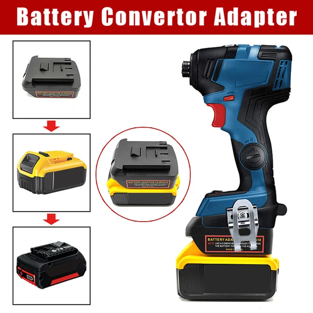 DeWalt battery adapter, to Black and Decker tools (read video description)  