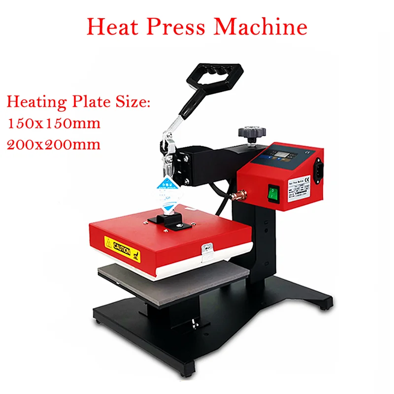 

Heat Press Machine T shirt Heat Transfer Printer For T-shirt Shirt Logo Brand Leather Mouse Pad 150X150mm 200X200mm