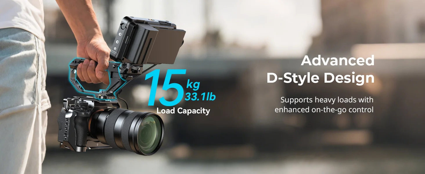 SmallRig D-Style-Obergriff mit NATO-Klemme, mit 1/4"-20 Positionierungslöchern, Kaltschuh für DSLR für SONY für Nikon-Kamerakäfig -5661 – Detail 2