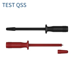 QSS 2PCS Test Pin 1MM Test Probe Tips Electrical Connector 4MM Female Banana Plug Multi-meter Needle Q.30016