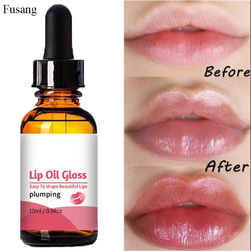 Women Instant Volumising Lips Serum Plumper Repairing Reduce Fine Lines Fuller Filler Bigger Pulp Lips Moisturizing Care Serum