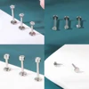 AOEDEJ 9PC 16G Chain Piercing Jewelry Helix Conch Cartilage Piercings Gold Plated Earring Tassel Jewelry Earring Decorate Chains 3