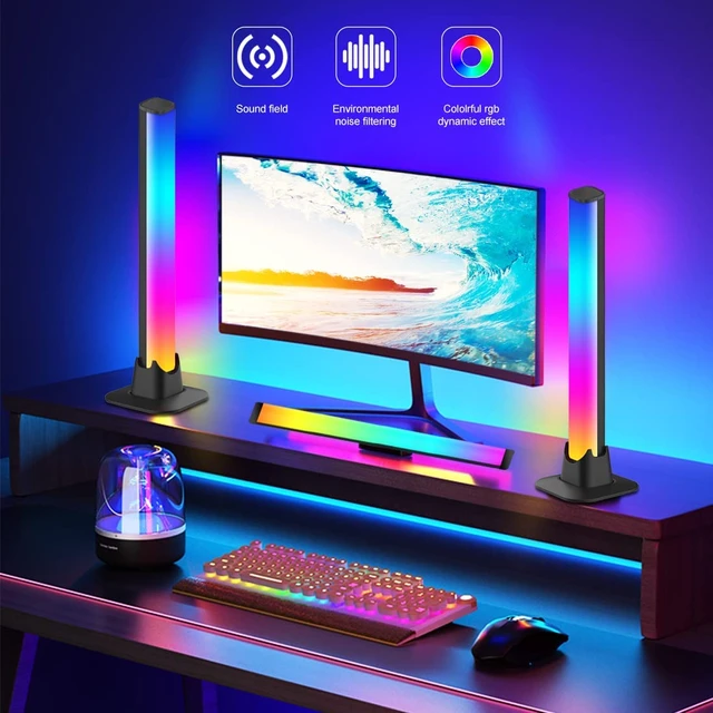 Lumière Led pour Pc Gaming Tv Décoration Lampe Intelligente Lampe Avec  Plusieurs Modes Cadeau