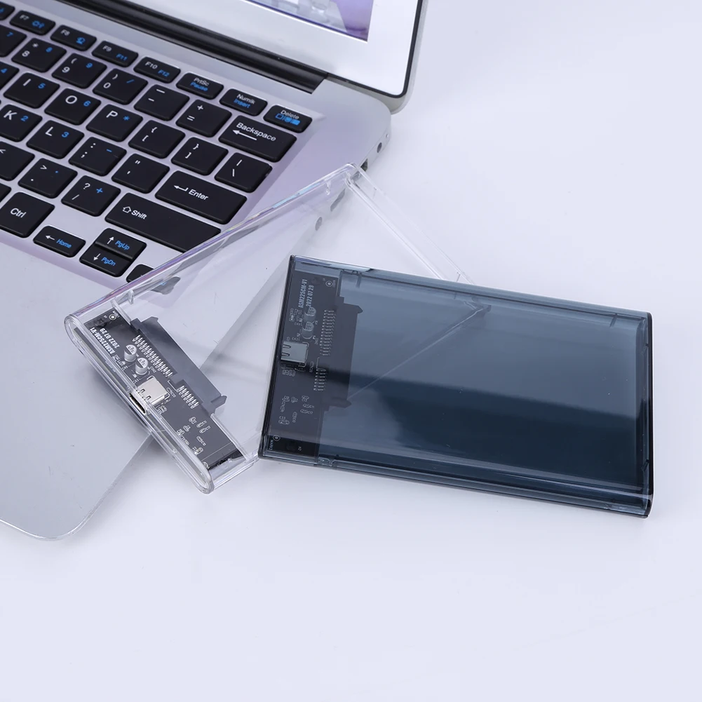 Ʈ ǻͿ  ÷  ÷ ϵ ũ ڽ, SATA to USB3.1, 8TB SSD, HDD ϵ ũ ڽ, USB3.0 to CŸ, 2.5 ġ