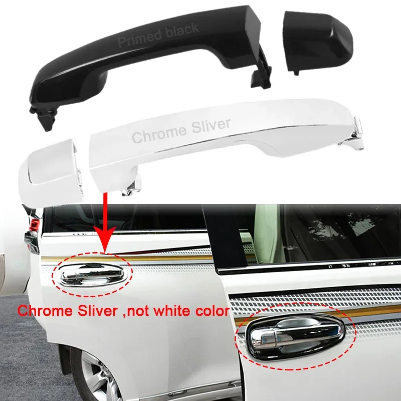 

Car Exterior Door Handle Cover Rear Left Right For Toyota Landcruiser Prado 2010 2011 2012 2013 2014 2015 2016 2017 69211-60090