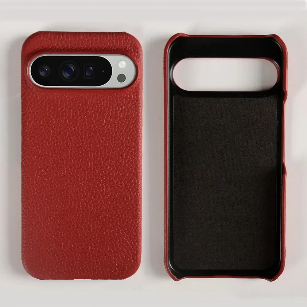 Vintage Genuine Leather Aesthetic Phone Case Cover