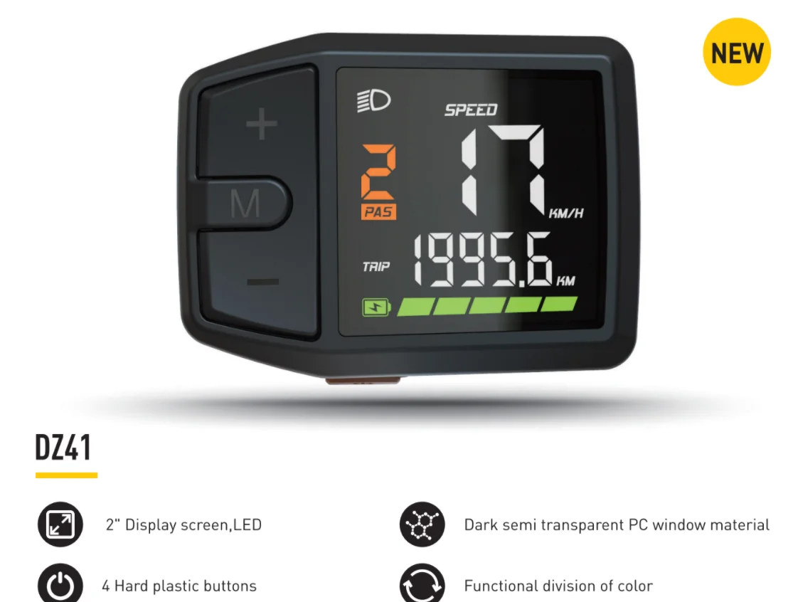 Bafang Schermo Di Visualizzazione Del Motore Centrale Dz41 Strumento M600 G510 Bbs0102 Hd Lcd Mini Colore