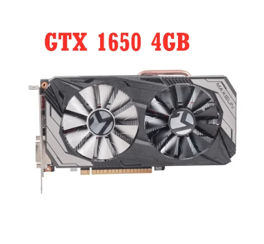 Maxsun Geforce Gtx 1650 Terminator 4G Scheda Grafica Nvidia Gddr6 128Bit Gpu Scheda Video Gaming Per Pc Computer Dp Dvi Usato